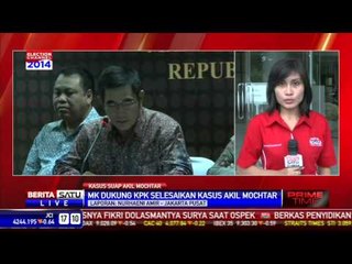 Selesai Diperiksa 2,5 Jam, Ketua MK Gelar Jumpa Pers