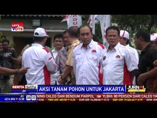Hijaukan Jaktim, Ganti Ajak Warga Tanam Pohon