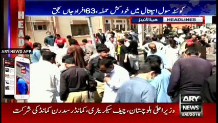 Headlines 1700 - 8th August 2016