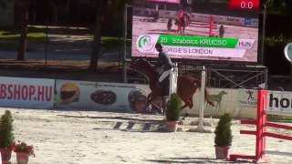Georgie'S LONDON & Krucsó Szabolcs, Bábolna CSI, 6-7 éves lovak, 2016 aug.7, döntő, alappálya
