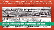 [PDF] The Economy of Europe in an Age of Crisis, 1600-1750 Free Online