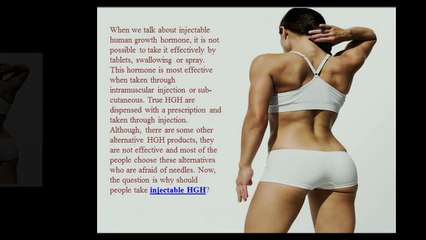 Adventages Of Using Human Growth Hormone