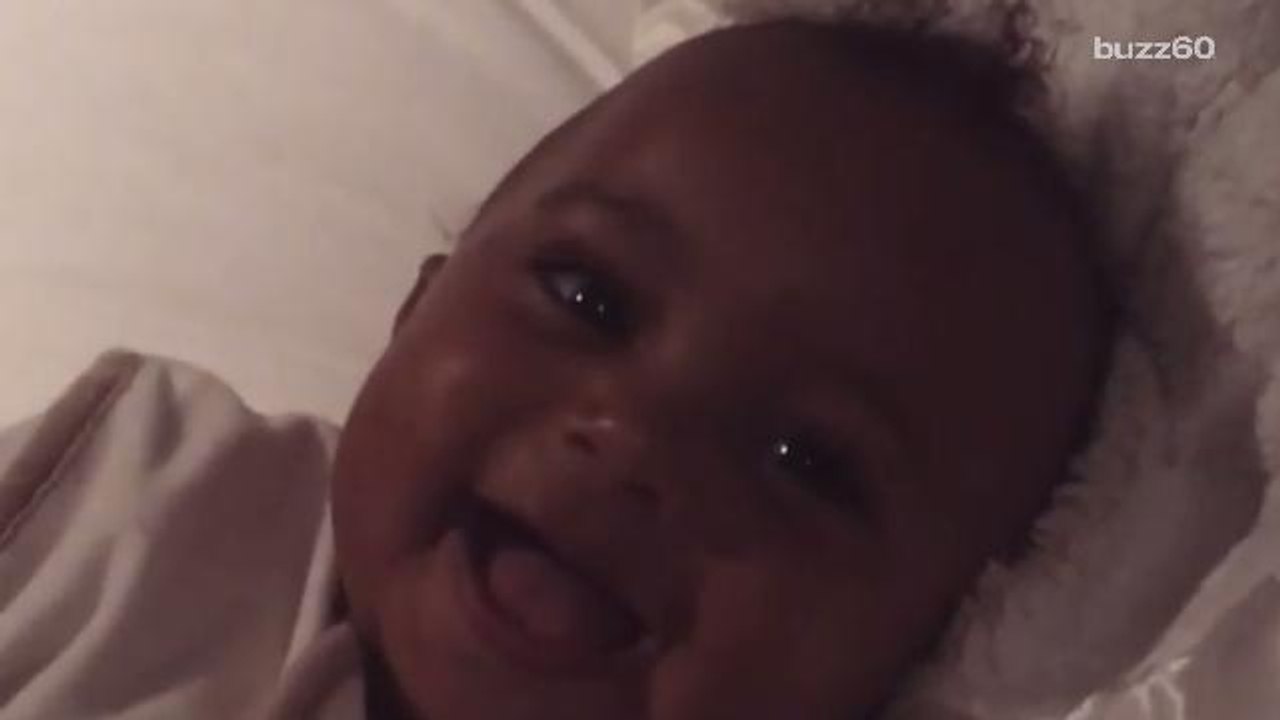 Saint West Giggling on Snapchat is Breaking the Internet