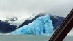 Un iceberg se renverse en Argentine