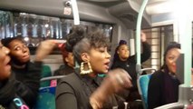 House Gospel Choir Singing on London Night Bus