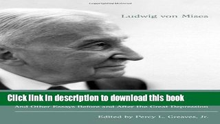 [PDF] The Causes of the Economic Crisis: And Other Essays Before and After the Great Depression