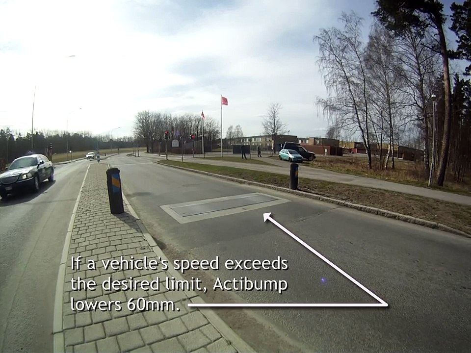 Découvrez le nouveau dos d'âne qui ne s'active qu'en cas d'excès de vitesse