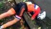 Terrible chute de Annemiek van Vleuten -  Women's Cycling Rio 2016
