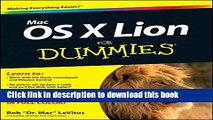 [Popular] Book Mac OS X Lion For Dummies Full Online