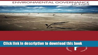 [Popular Books] Environmental Governance Free Online