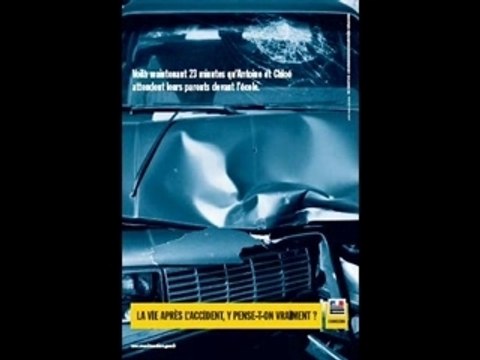 Etude Sécurité Routière (spots tv & affiches)
