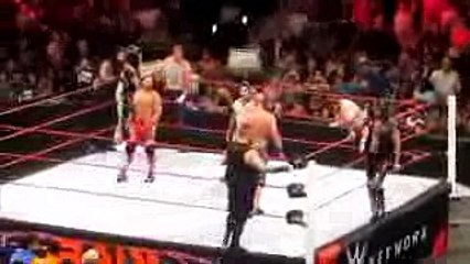WWE Raw 8th August 2016 Dean roman and john vs seth ko and aj style   wwe monday night raw 8 8 16
