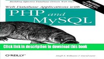 [Popular] Book Web Database Applications with PHP and MySQL Free Online