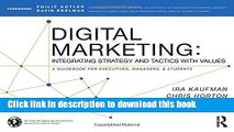 [Popular] Book Digital Marketing: Integrating Strategy and Tactics with Values, A Guidebook for