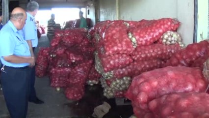 28 Ton Çürümüş Soğan Ele Geçerildi