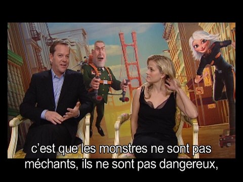 Monstres Contre Aliens : Interview de Kiefer Sutherland et Julien Doré