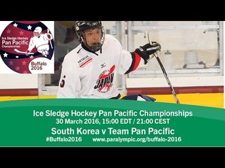 South Korea v Team Pan Pacific | Prelim | 2016 Ice Sledge Hockey Pan Pacific Championships, Buffalo