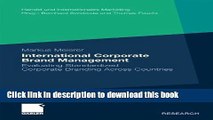 Download International Corporate Brand Management: Evaluating Standardized Corporate Branding