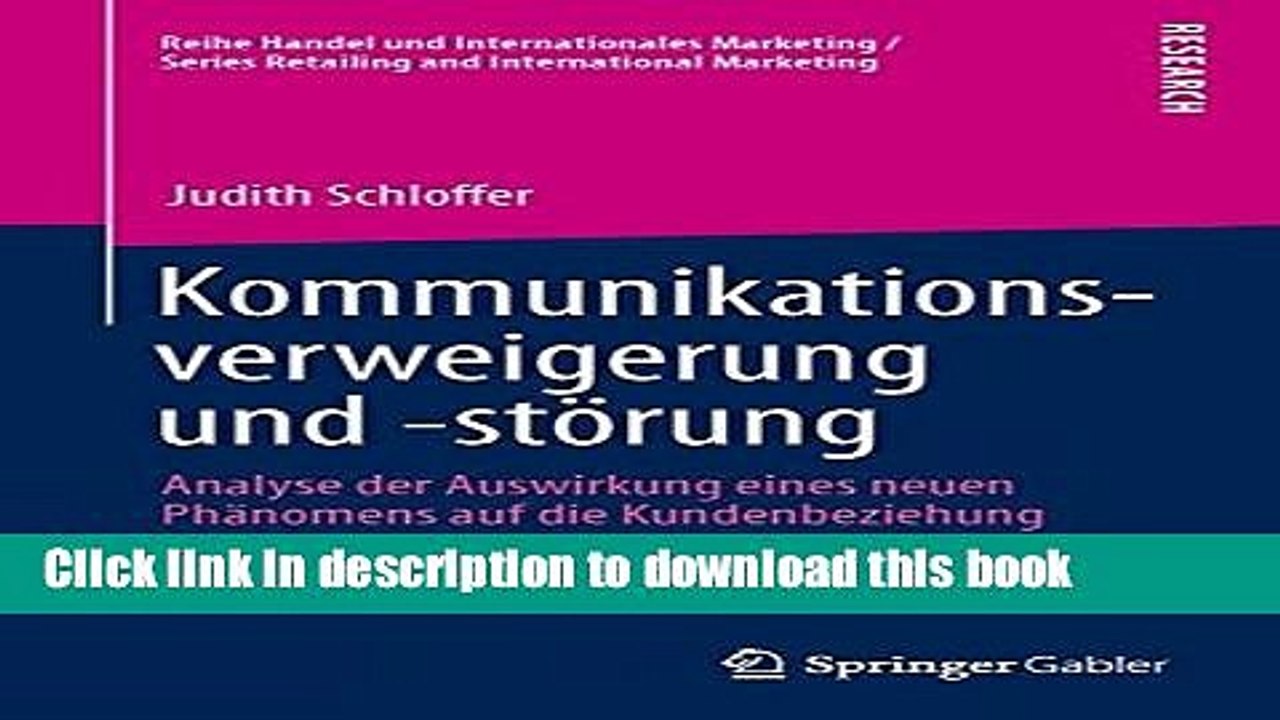 [PDF] Kommunikationsverweigerung und -stÃ¶rung: Analyse der Auswirkung eines neuen PhÃ¤nomens auf
