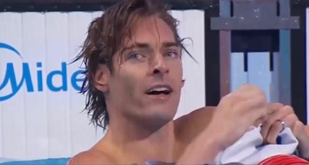 Camille Lacourt, quadruple champion du monde de natation, en cinq dates
