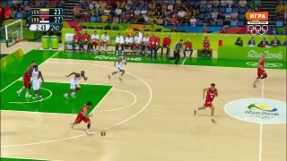 Milos Teodosic Assist of the Night   Venezuela vs Serbia 2016 RIO