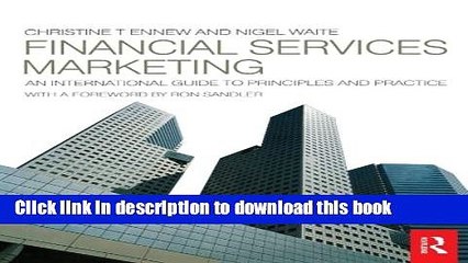 [PDF] Financial Services Marketing: An International Guide to Principles and Practice Book Online