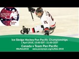 Canada v Team Pan Pacific | Prelim | 2016 Ice Sledge Hockey Pan Pacific Championships, Buffalo