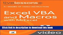 [Popular] Book Excel VBA and Macros with MrExcel Free Download