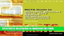 [Popular] Book MCTS Guide to Microsoft Windows Server 2008 Network Infrastructure Configuration