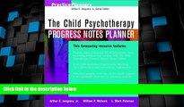 Big Deals  The Child Psychotherapy Progress Notes Planner (PracticePlanners)  Free Full Read Most