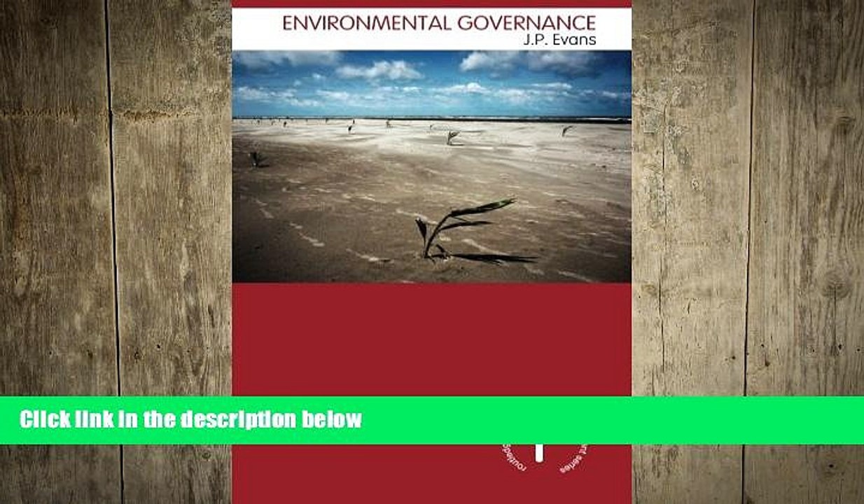 READ book  Environmental Governance (Routledge Introductions to Environment: Environment and
