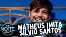Matheus canta `Prometida` com a voz de Silvio Santos
