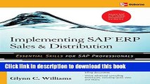 [Popular] Book Implementing SAP ERP Sales   Distribution Full Online