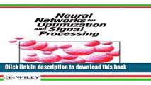 [Popular] Book Neural Networks for Optimization and Signal Processing Free Online