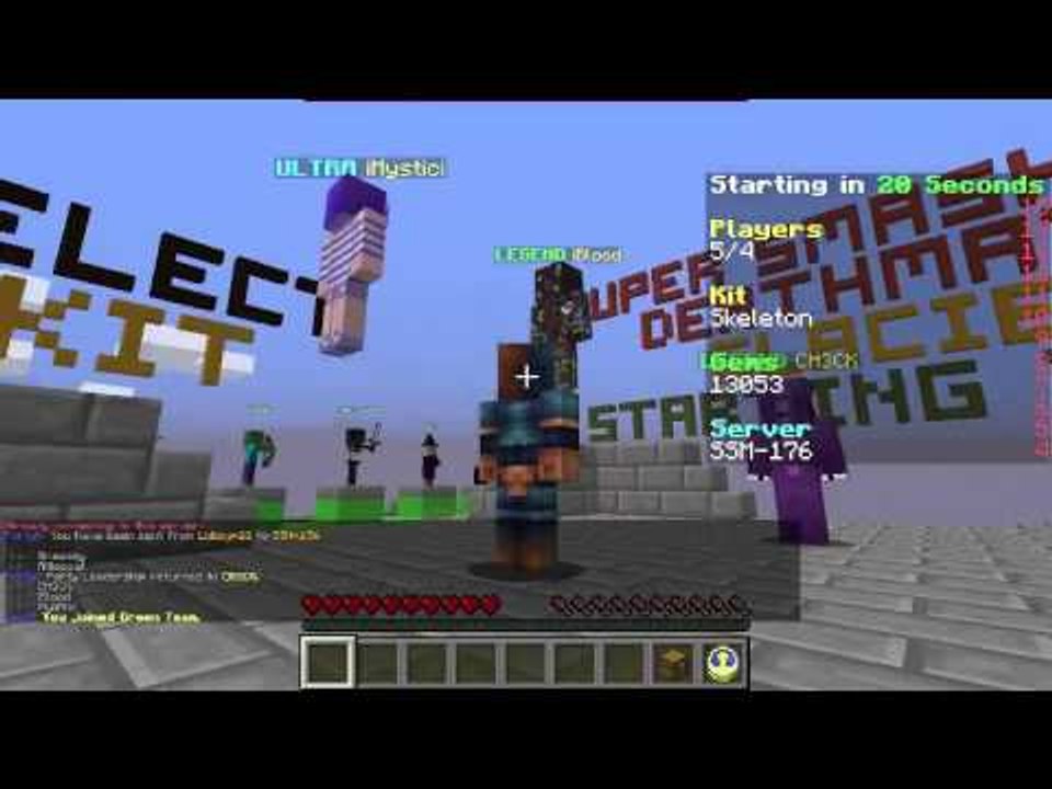 Minecraft Minigames: SSM Spider Class!