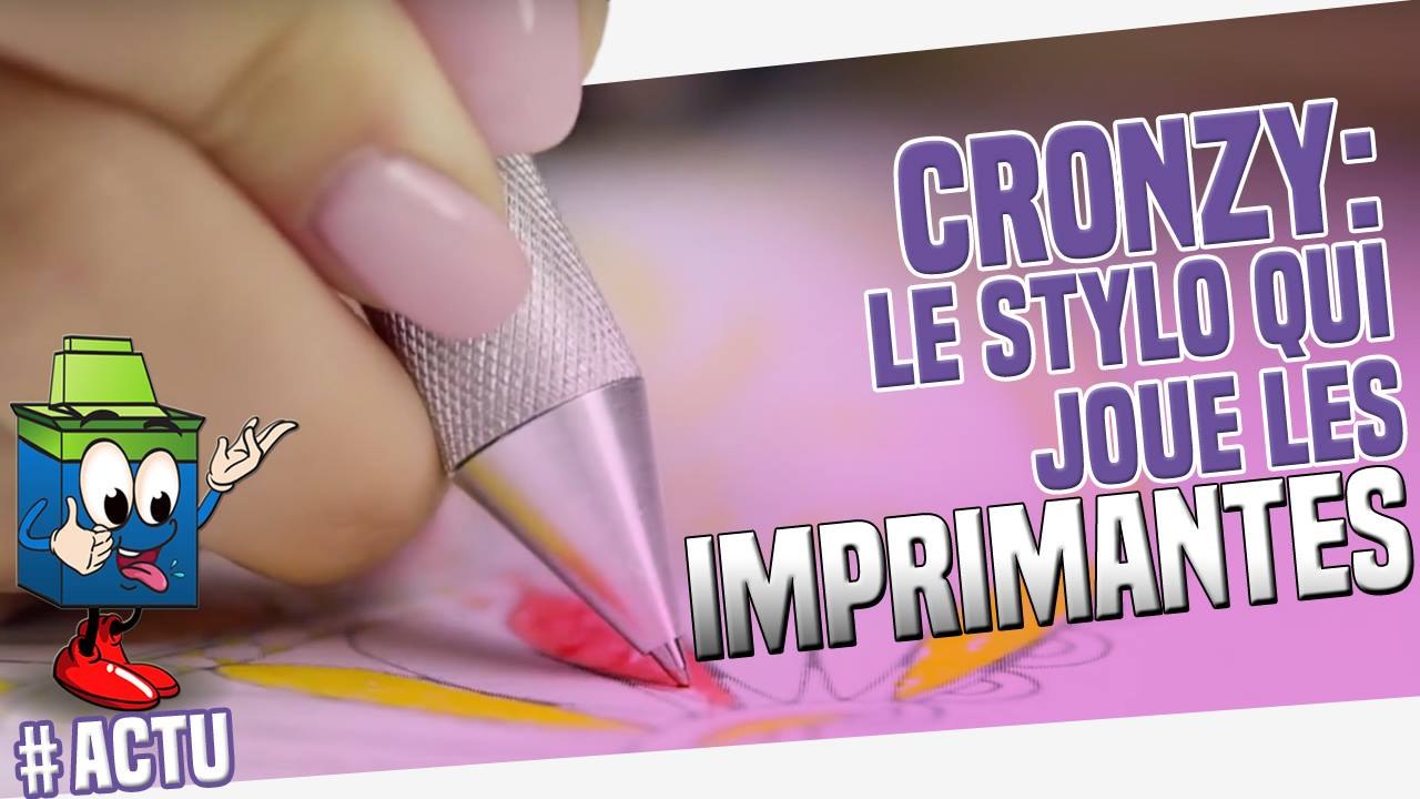 Cronzy Pen : l'imprimante stylo qui va vous surprendre