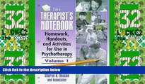 Big Deals  The Therapist s Notebook: Homework, Handouts, and Activities for Use in Psychotherapy