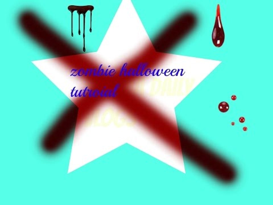 ZOMBIE HALLOWEEN  TUTORIAL