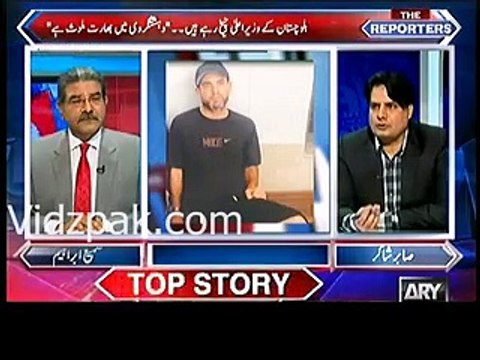 Sabir Shakir and Sami Ibrahim taking class of defense minister Khawaja Asif -
