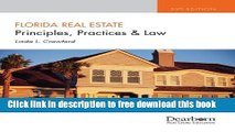 [Reading] Florida Real Estate Principles, Practices and Law, 33rd Edition (Florida Real Estate