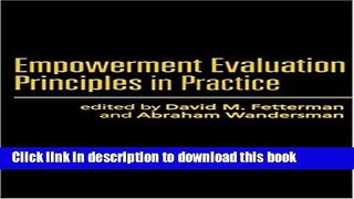 [Popular Books] Empowerment Evaluation Principles in Practice Free Online