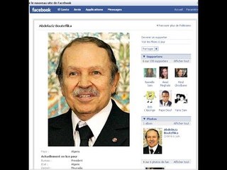 Facebook Of Abdelaziz Bouteflika lol