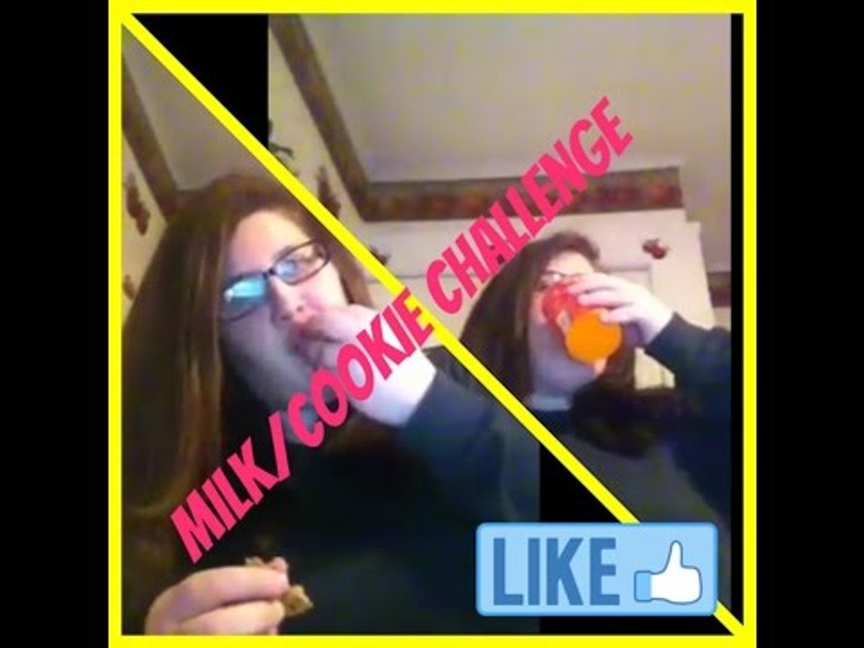 Milk/cookie 1 min challenge