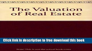 [Reading] The Valuation of Real Estate New Online