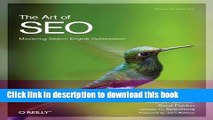 [Popular Books] The Art of SEO: Mastering Search Engine Optimization Free Online