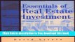 [Reading] Essentials of Real Estate Investment (Essentials of Real Estate Investment, 6th ed) New