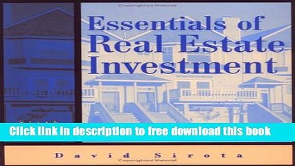 [Reading] Essentials of Real Estate Investment (Essentials of Real Estate Investment, 6th ed) New