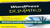 [Popular Books] WordPress For Dummies Free Online