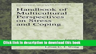 [PDF] Handbook of Multicultural Perspectives on Stress and Coping (International and Cultural