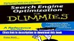 [Read PDF] Search Engine Optimization For Dummies (For Dummies (Computer/Tech)) Download Free